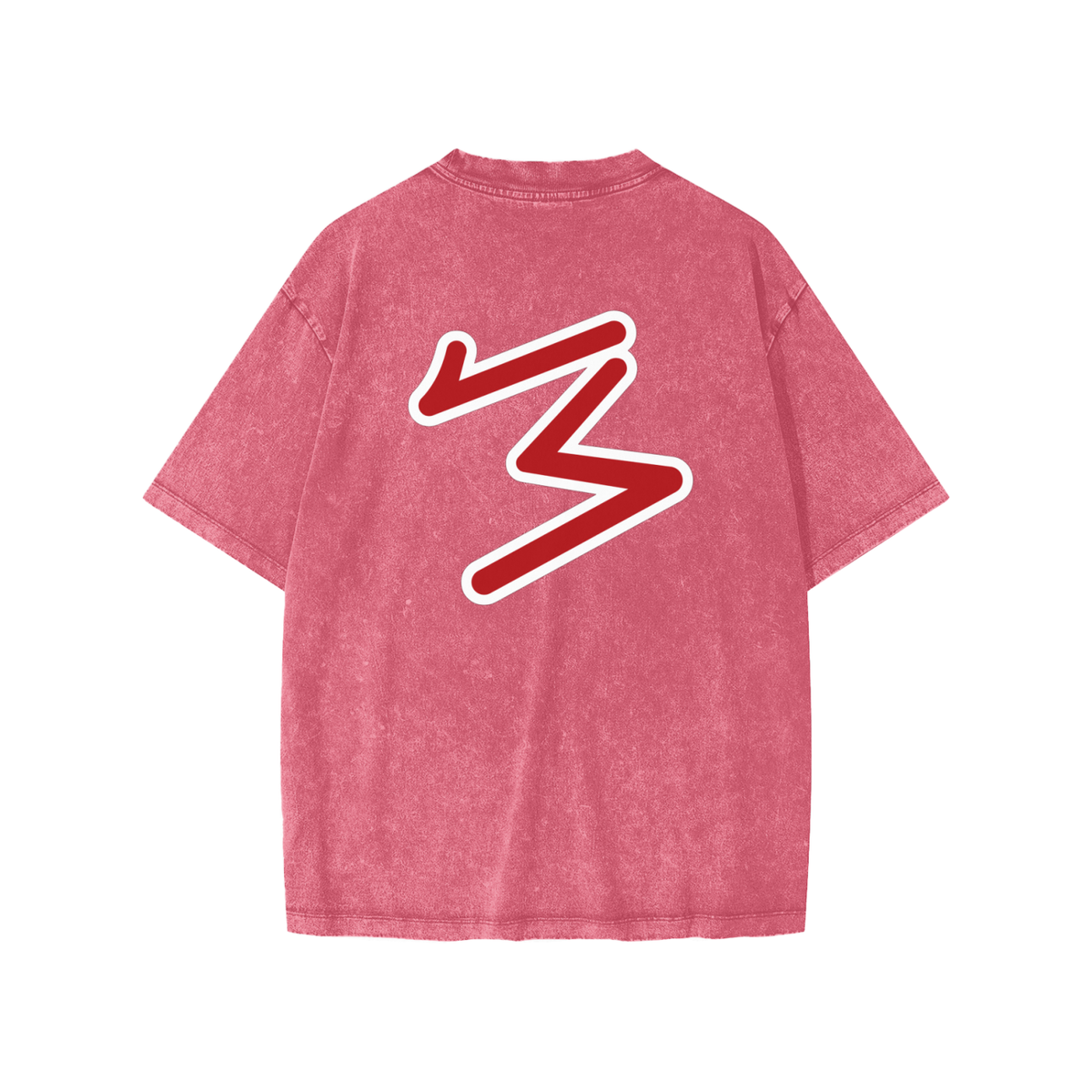 JM3 Youth Vintage Wash B-Town Patch Tee (Red)