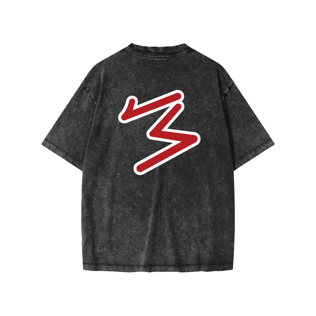 JM3 Youth Vintage Wash B-Town Patch Tee (Black)