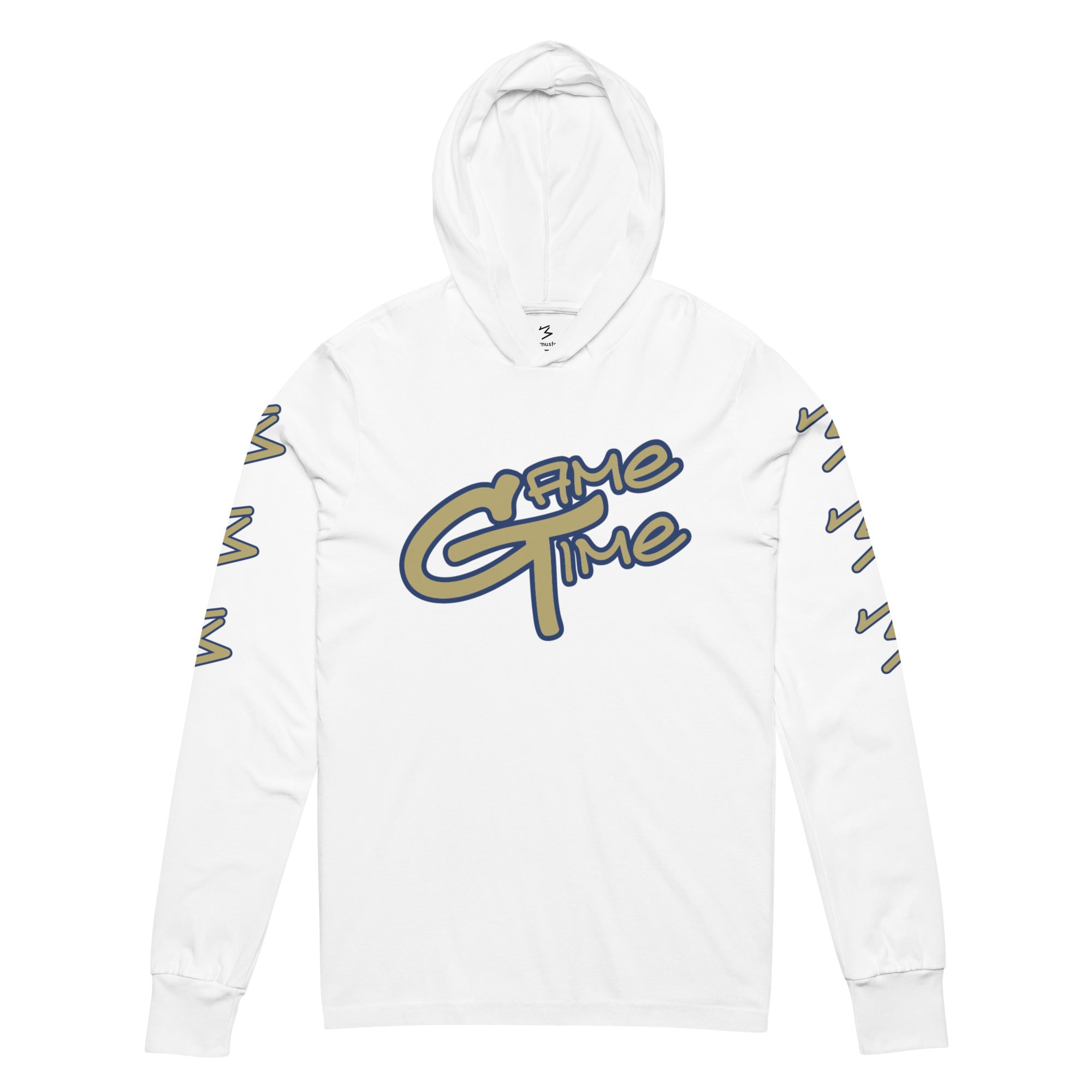 Game Time Warmup Hoodie - White – Jaeden Mustaf
